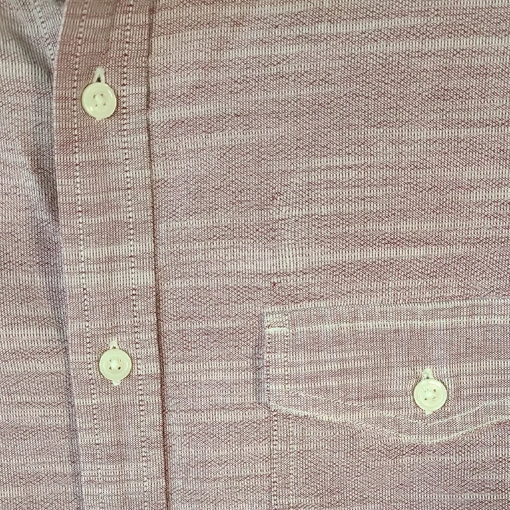 Banana Republic Red Casual Button Up Shirt 100% Cotton Large